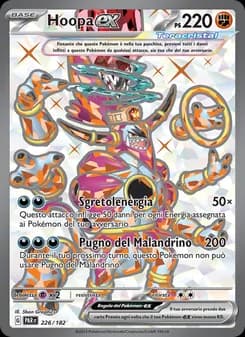 Hoopa-ex card in Italian
