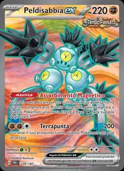 Peldisabbia-ex card in Italian