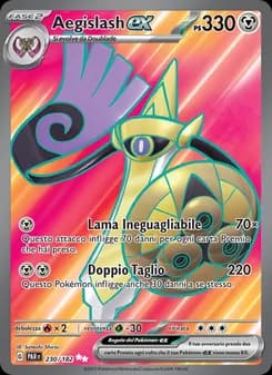 Aegislash-ex card in Italian