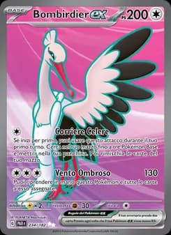 Bombirdier-ex card in Italian