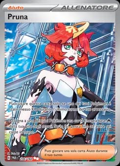 Pruna card in Italian