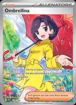 Ombrellina card in Italian