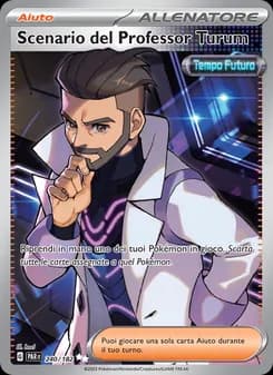 Scenario del Professor Turum card in Italian