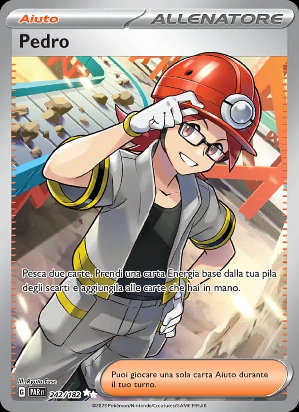 Pedro card in Italian