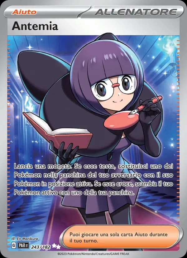 Antemia card in Italian