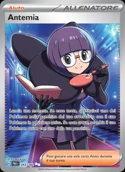 Antemia card in Italian