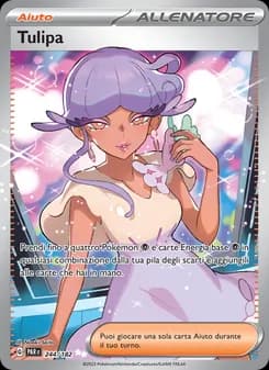 Tulipa card in Italian
