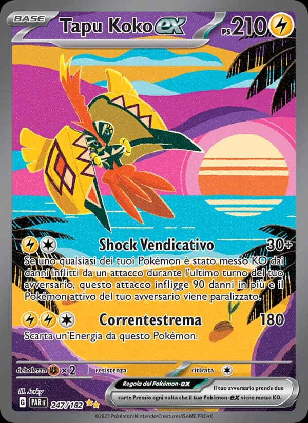 Tapu Koko-ex card in Italian