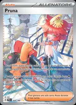Pruna card in Italian