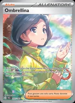 Ombrellina card in Italian