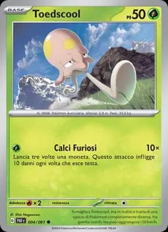Toedscool card in Italian