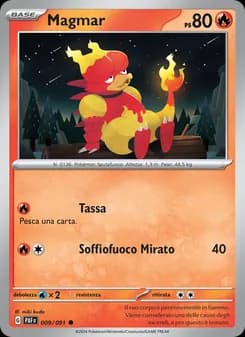 Magmar card in Italian