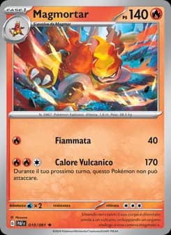 Magmortar card in Italian