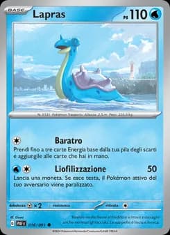 Lapras card in Italian