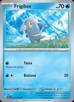 Frigibax card in Italian