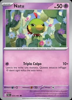 Natu card in Italian
