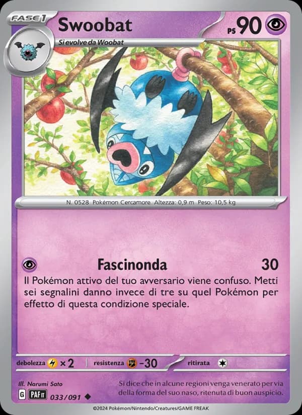 Swoobat card in Italian