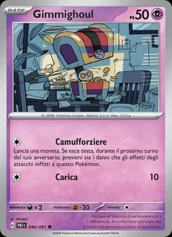 Gimmighoul card in Italian