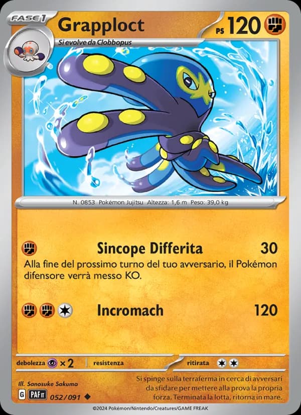 Grapploct card in Italian