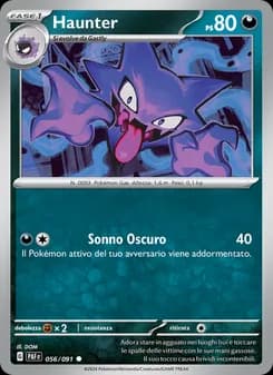 Haunter card in Italian