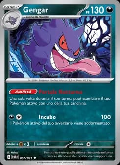 Gengar card in Italian