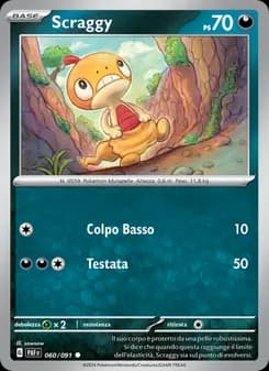 Scraggy card in Italian