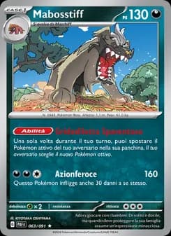Mabosstiff card in Italian