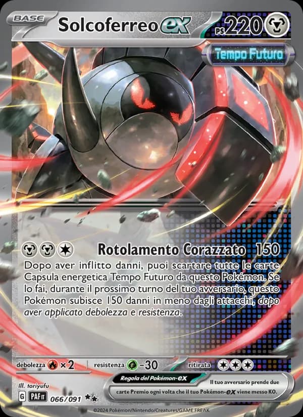 Solcoferreo-ex card in Italian