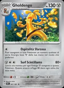 Gholdengo card in Italian