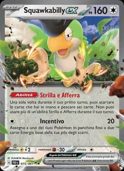 Squawkabilly-ex card in Italian