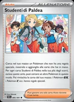 Studenti di Paldea card in Italian