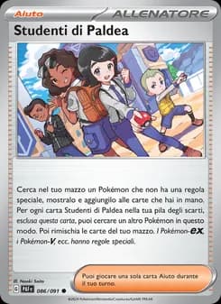 Studenti di Paldea card in Italian