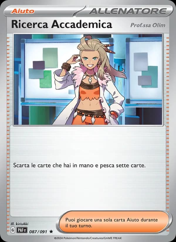 Ricerca Accademica card in Italian
