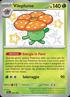 Vileplume card in Italian
