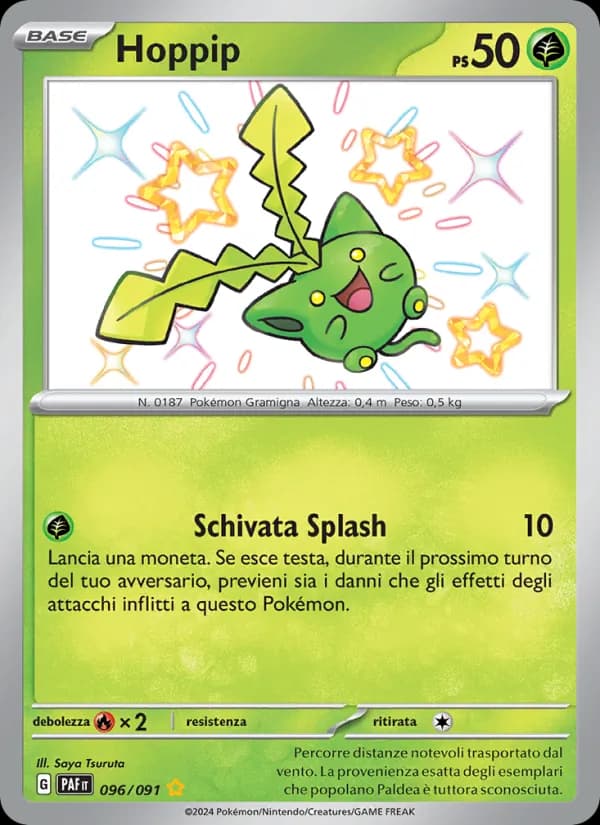 Hoppip card in Italian