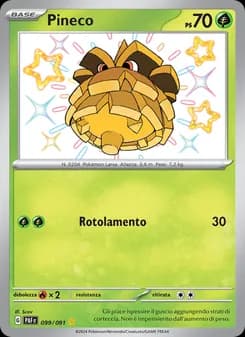 Pineco card in Italian