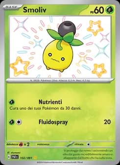 Smoliv card in Italian