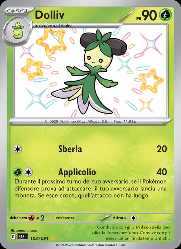 Dolliv card in Italian