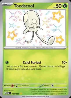 Toedscool card in Italian
