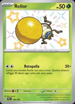 Rellor card in Italian