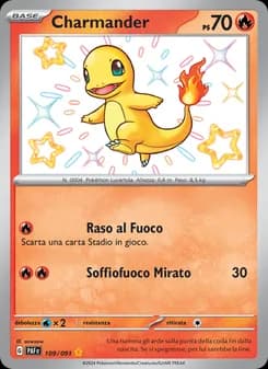 Charmander card in Italian