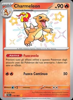 Charmeleon card in Italian