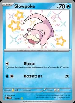 Slowpoke card in Italian