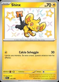 Shinx card in Italian