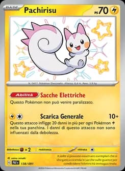 Pachirisu card in Italian
