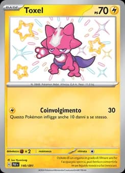Toxel card in Italian