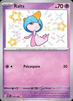 Ralts card in Italian