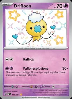 Drifloon card in Italian