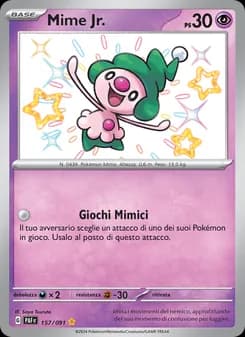 Mime Jr. card in Italian