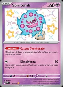 Spiritomb card in Italian